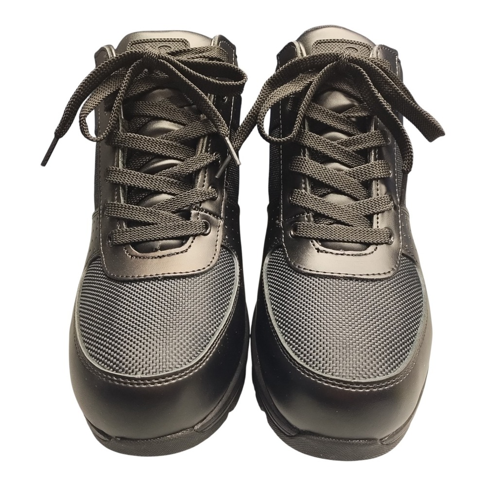 Mountain Gear D-Day Hiking Boots Mens 9.5 Black Upper Leather Round Toe 31635201